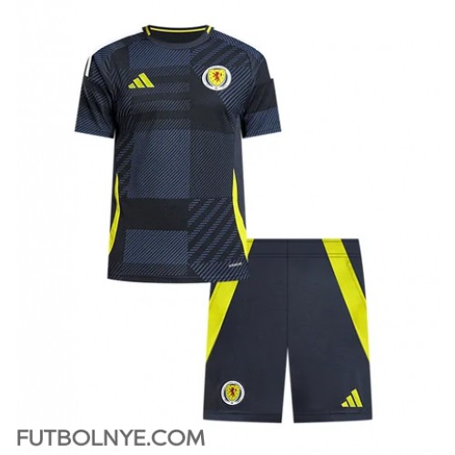 Camiseta Escocia Primera Equipación para niños Eurocopa 2024 manga corta (+ pantalones cortos)